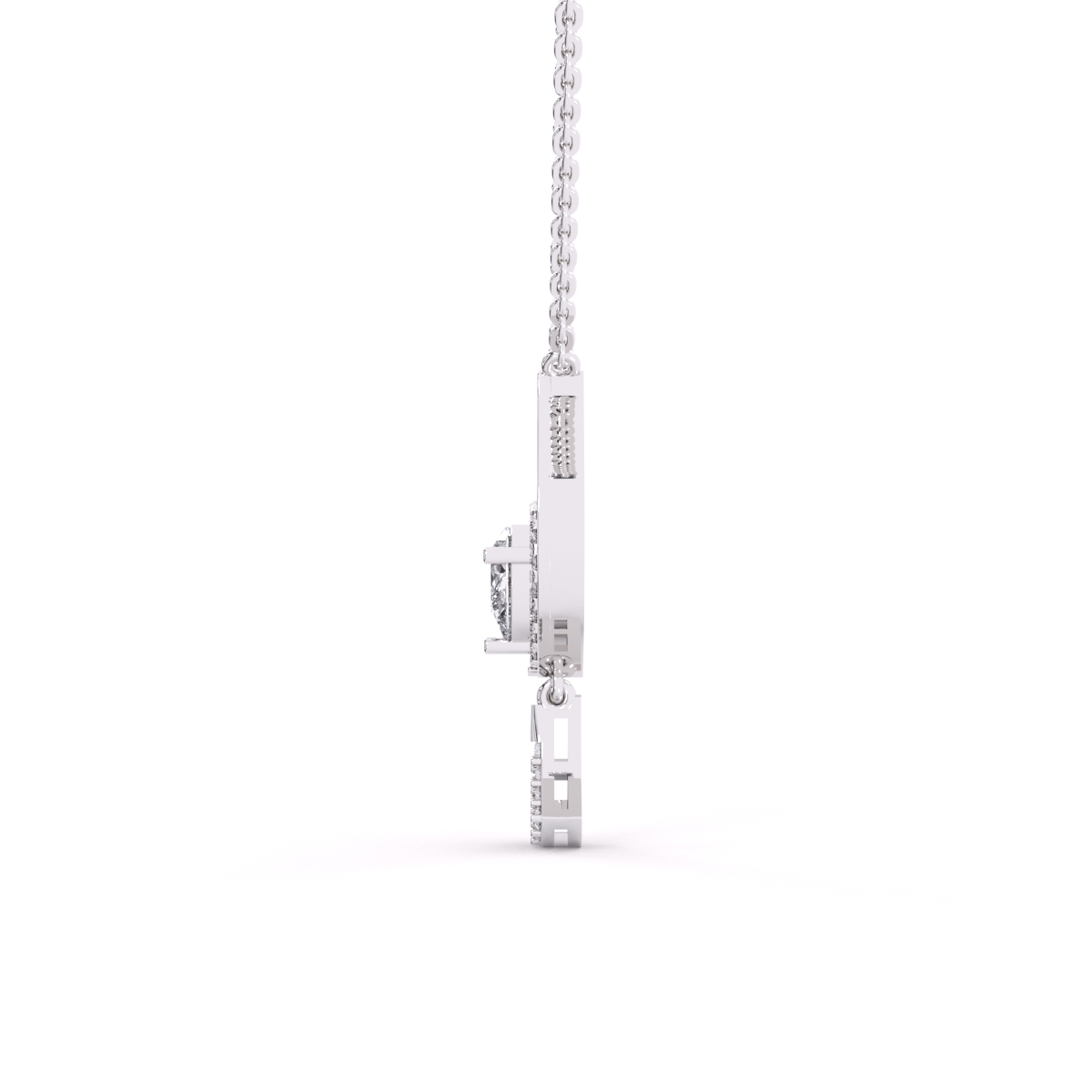 Elegant and luxurious Rose gold Diamond Necklace